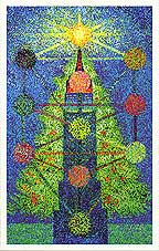 Holiday chakra greeting cards created by artist Mark Breskin