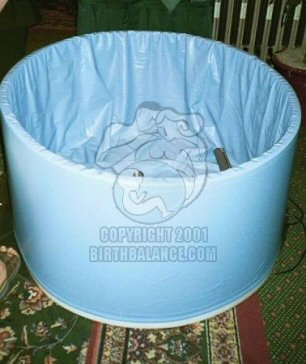 Oval Aqua Tub - Copyright 2004 Birth Balance